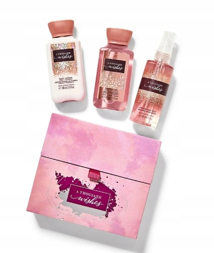 BATH AND BODY WORKS A THOUSAND WISHES ZESTAW MINI