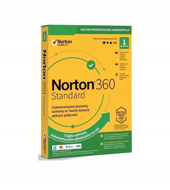 Symantec Norton 360 Standard 1 st. / 12 miesięcy