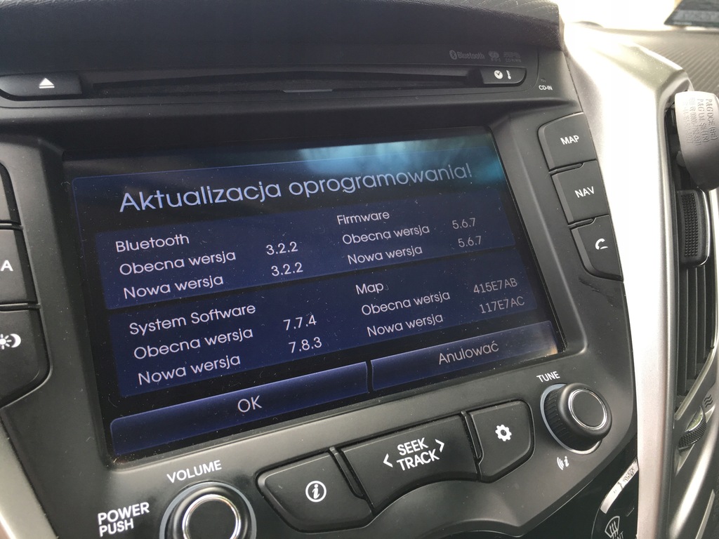 Aktualizacja map Hyundai/Kia 2019 7856551156 oficjalne