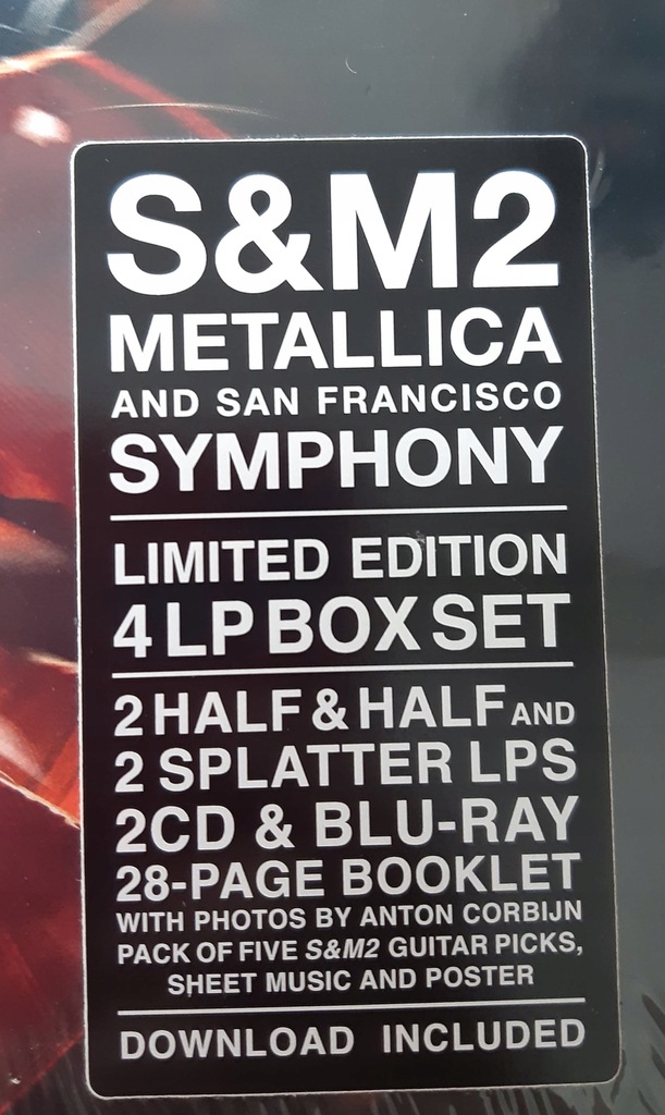 Купить METALLICA S&M2 4LP+2CD+BLU-R LIMITED: отзывы, фото, характеристики в интерне-магазине Aredi.ru