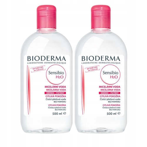 BIODERMA Sensibio H2O płyn micelarny 2 x 500 ml