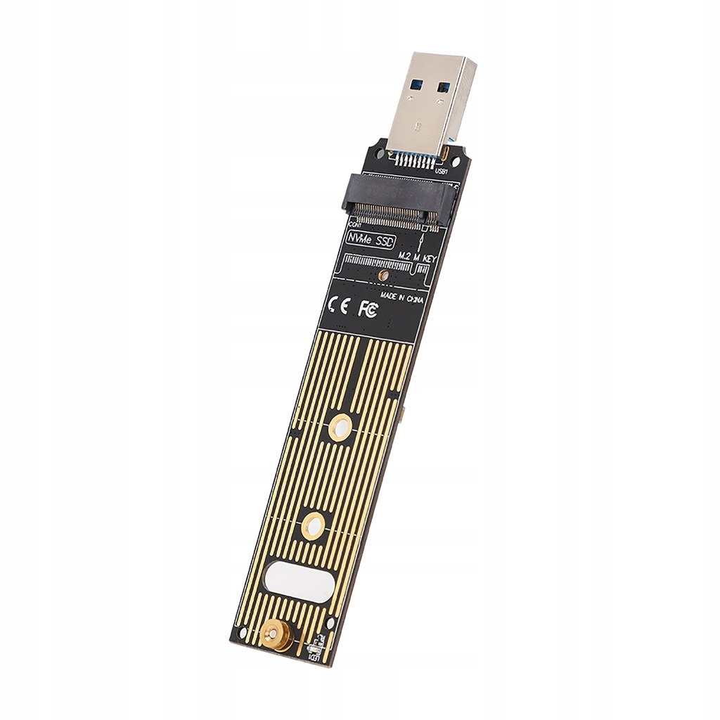 ADAPTER NA DYSK M.2 NVME PCIE SSD USB-C 3.1