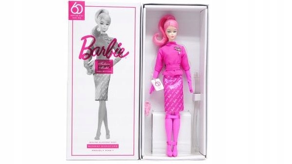 ND22_IM BARBIE KOLEKCJONERSKA PROUDLY PINK DOLL FX