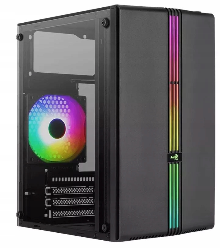 AeroCool Obudowa Evo Mini RGB USB 3.0 Mini Tower Black