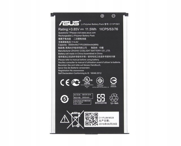 Oryginalna bateria Asus C11P1501