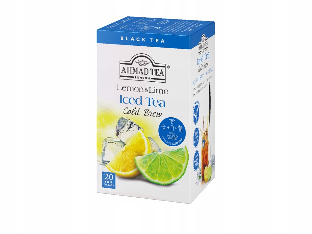 Ahmad Lemon & Lime Iced Tea na zimno 20 szt.
