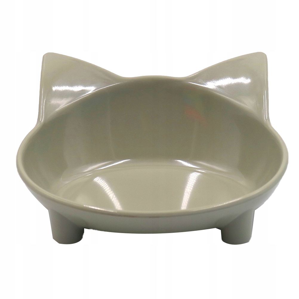 Pet Melamine Bowl Cute Cat Shape Water Drinking Fo
