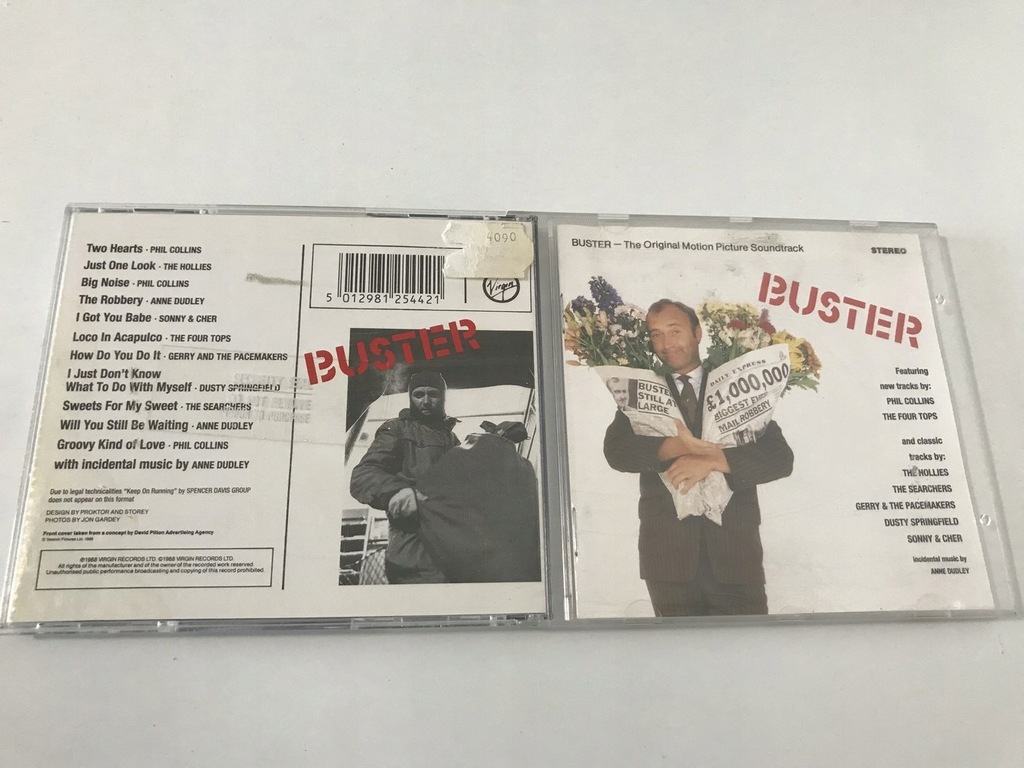 CD Buster Phil Collins Four Tops Hollies STAN 5/6