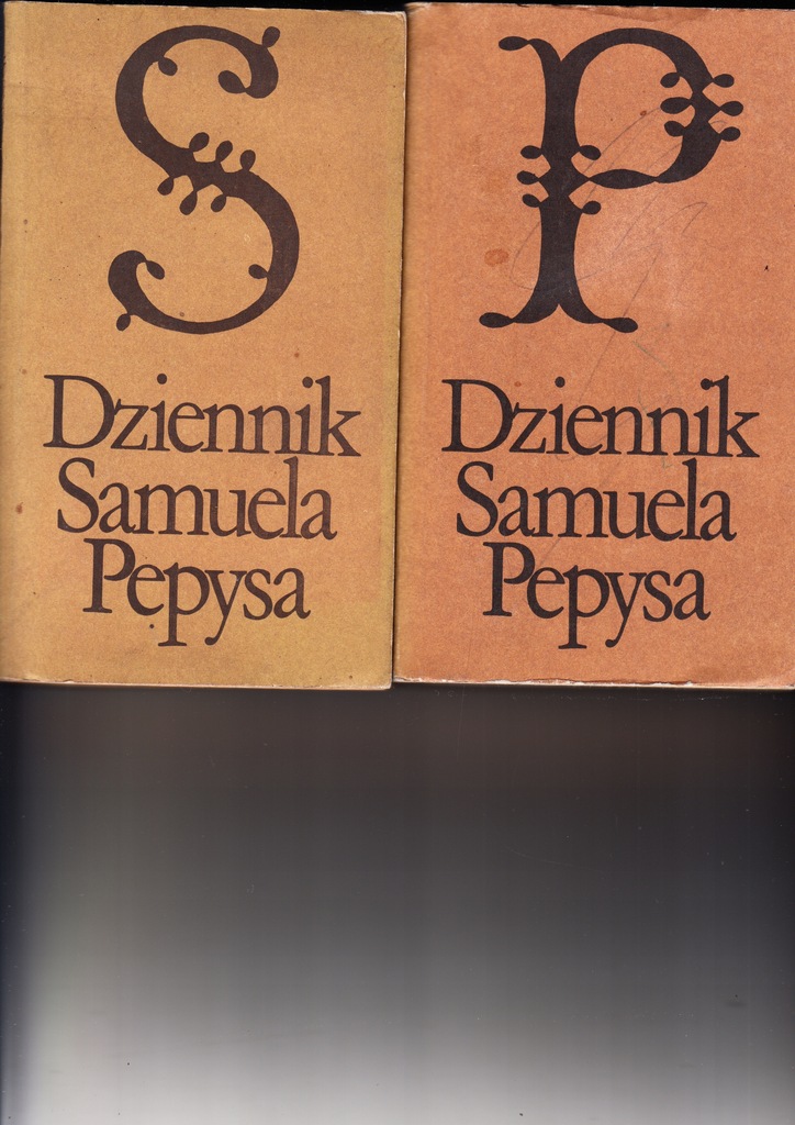Dziennik Samuela Pepysa tom 1 i 2 komplet * M Dąbrowska