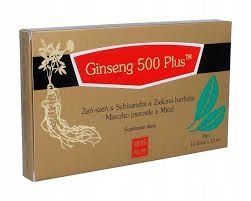 GINSENG 500 PLUS, 10 fiolek x 10 ml