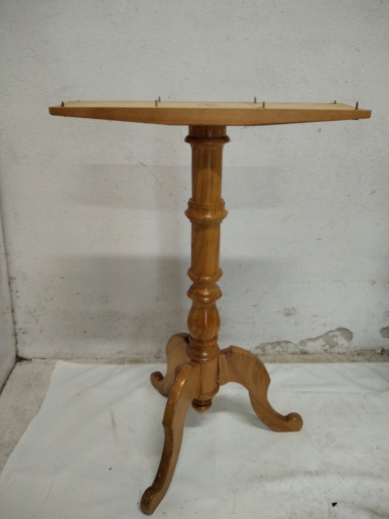 Drewniana toczona noga podstawa do stołu 65cm