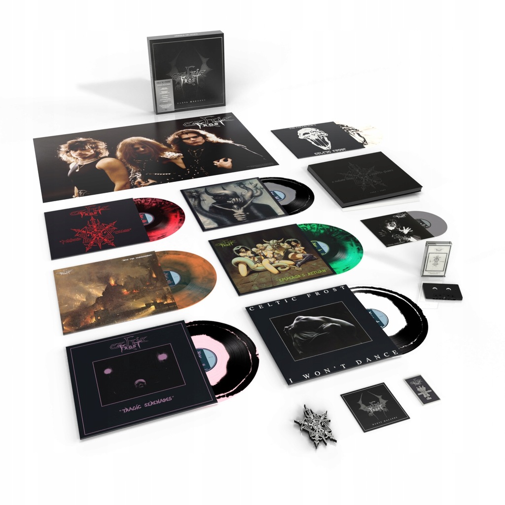 Celtic Frost Danse Macabre, 9 LP + kaseta CD