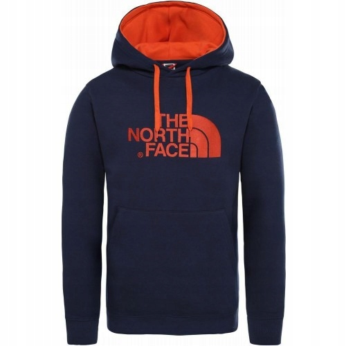 The North Face Mens bluza wkładana kaptur GRANAT M