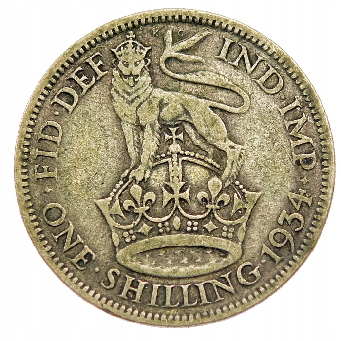 UK, GEORG V, SHILLING 1934 (61)