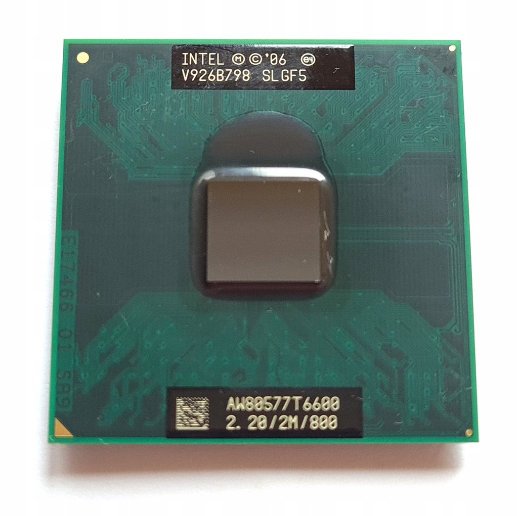 Intel Core 2 Duo T6600 2.20GHz / 2MB / 800