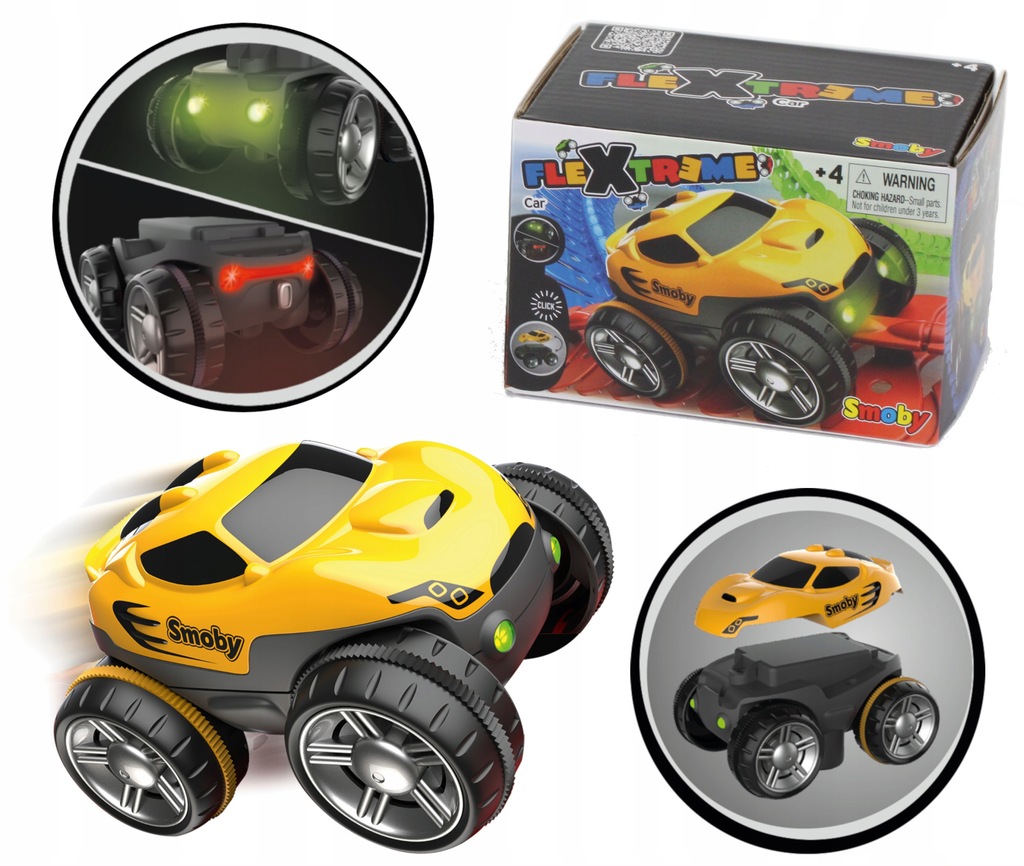 Auto na baterie świecące do toru FLEXTREME Smoby