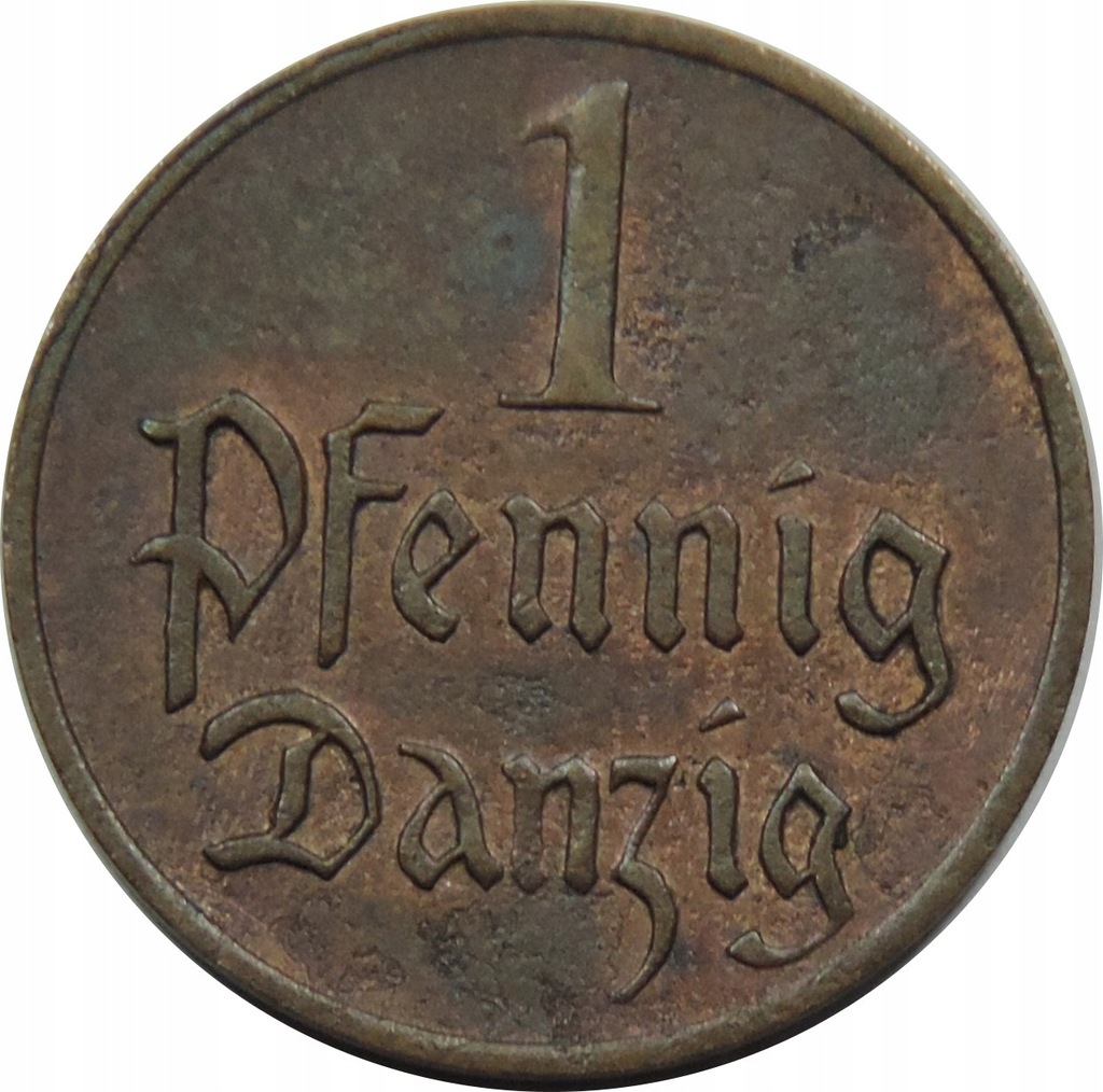 MONETA OBIEGOWA - WOLNE MIASTO GDAŃSK - 1 FENIG -OY353