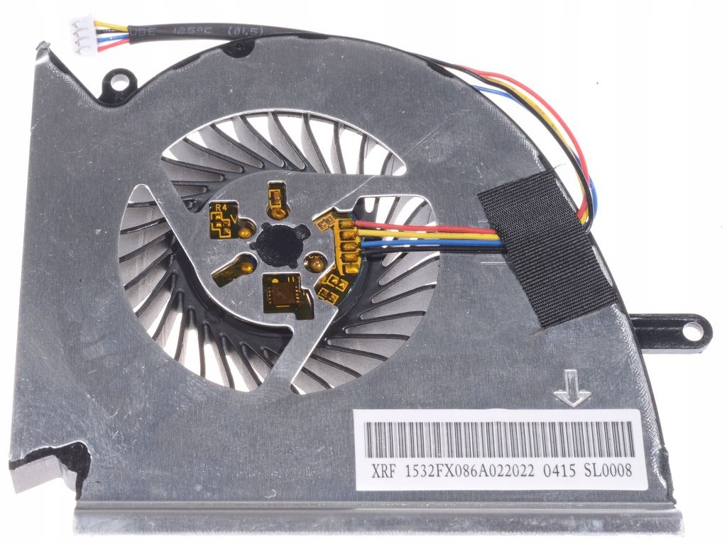 wentylator 4pin 5V GPU N414 MSI GE75 GP75 MS-17E7 MS-17E2 MS-17E8 MS-17EK