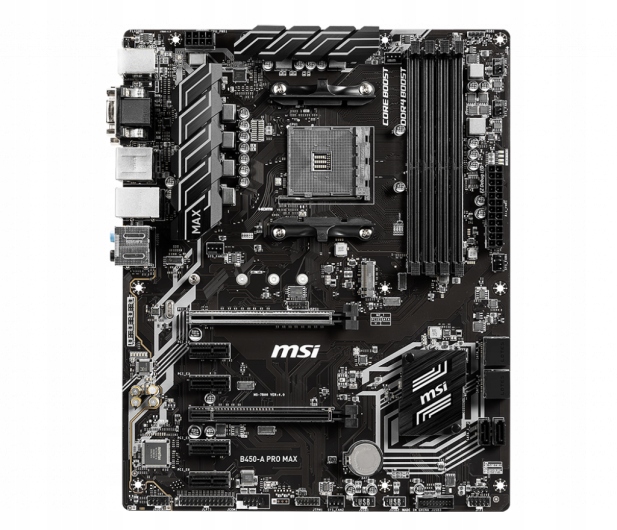 Płyta główna MSI B450 A PRO MAX ATX Ryzen AM4