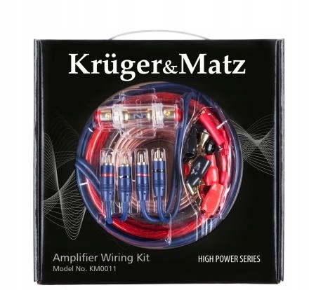 Zestaw kabli do wzmacniacza KrugerMatz KM0011