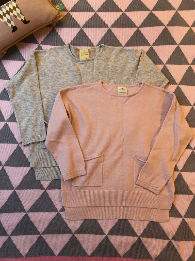 zestaw: 2 sweter + bluzka ZARA girls, 116 5-6 lat