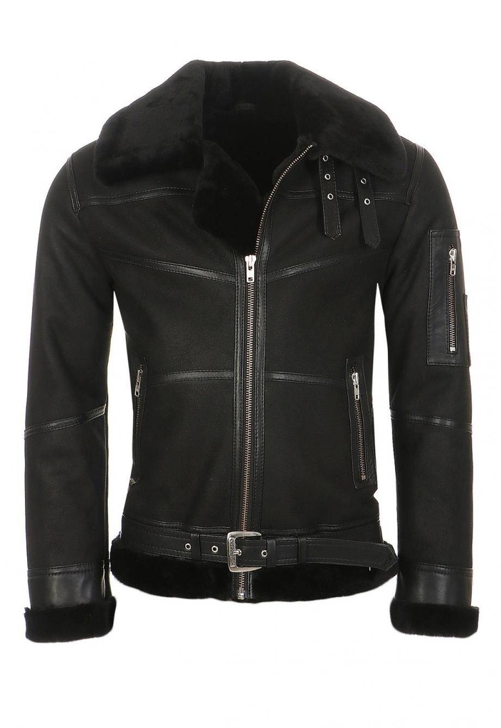 Męska Kurtka Skórzana Typu Bomber B16 M7 roz. 3XL