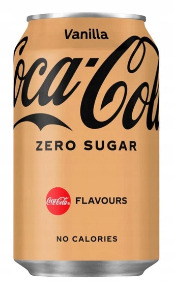 Coca Cola Vanilla Zero Sugar, waniliowa b/c 330ml