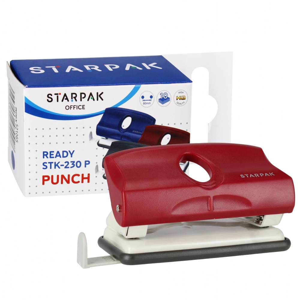 Dziurkacz 0,8/80 bordowy STARPAK