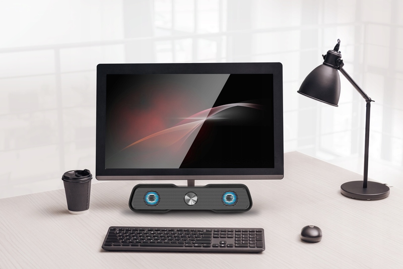 Купить Компьютерные колонки SOUNDBAR для ноутбуков USB LED: отзывы, фото, характеристики в интерне-магазине Aredi.ru