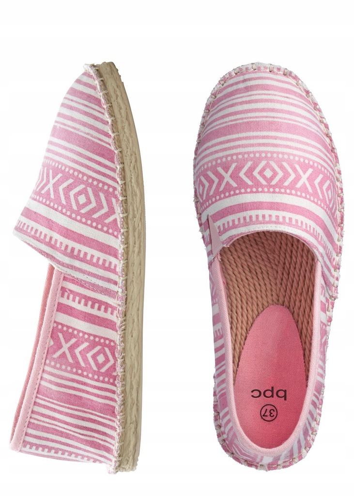 CS6D05 BALERINY SLIP ON ESPADRYLE WZÓR__42