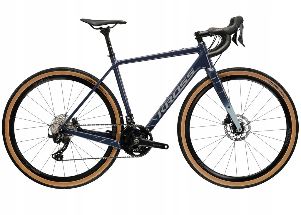 Rower gravel Kross Esker 8.0 rama 22 cale koło 28 " niebieski
