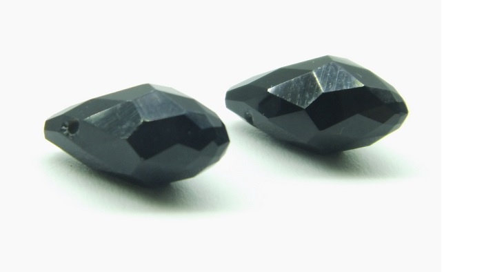 MIGDAŁ SZLIFOWANY ZAWIESZKA TEARDROP 16MM. 2 SZT.