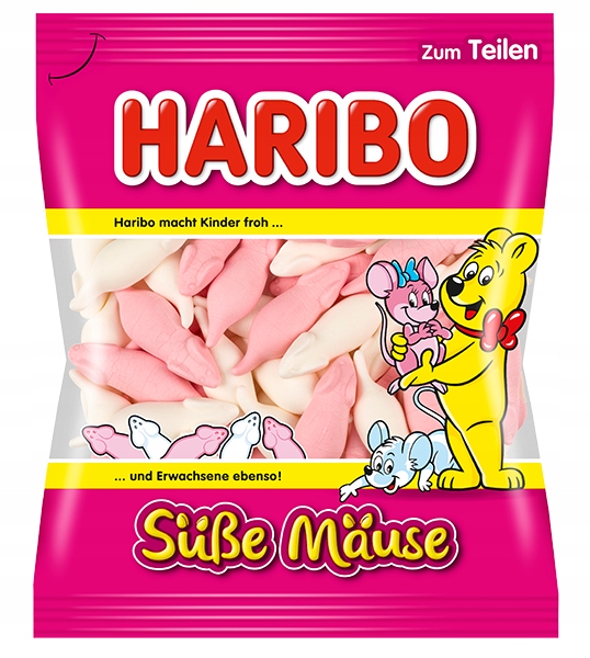 HARIBO SUSSE MAUSE 200g NIEMCY