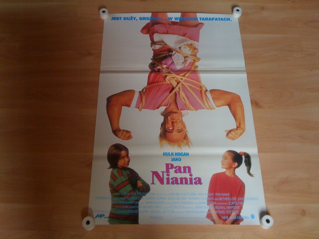 PAN NIANIA - Hulk Hogan - Plakat lata 90-te