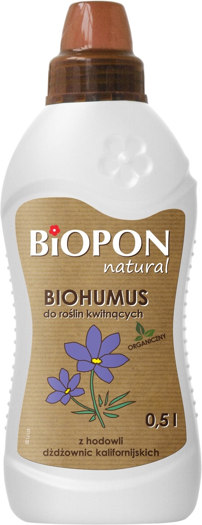 Biopon Biohumus płyn 1l do roślin kwitnących