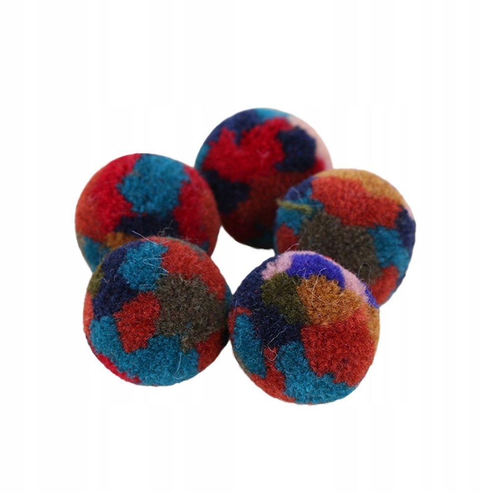 Fluffy Plush Ball Fur Chain for Pants 40 Pcs