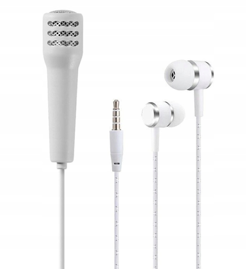 AG100C Mini mikrofon do telefonu silver