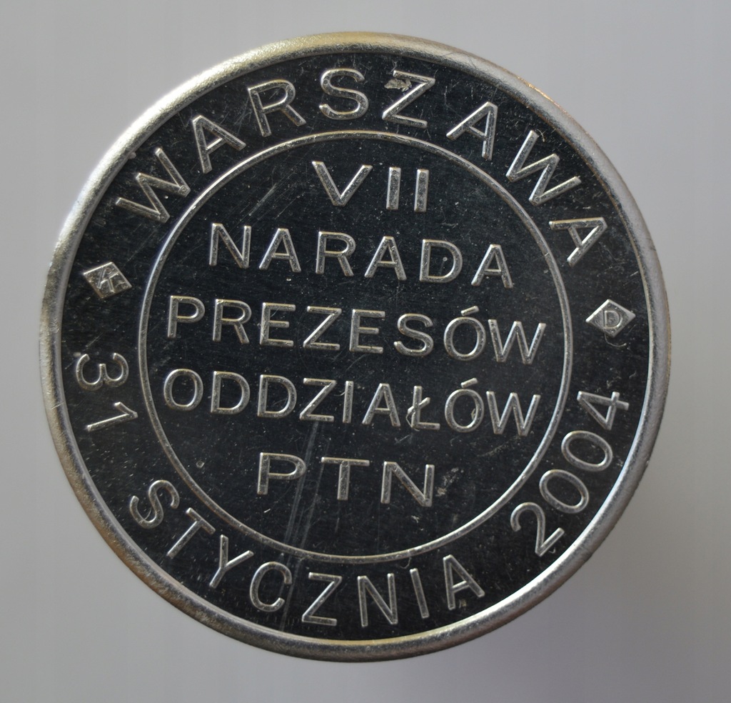 Żeton PTN VII Narada Prezesów Oddziałów PTN Warszawa