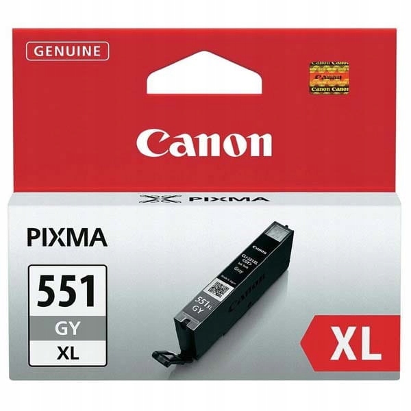 Canon oryginalny ink / tusz CLI551GY XL, grey, 11m