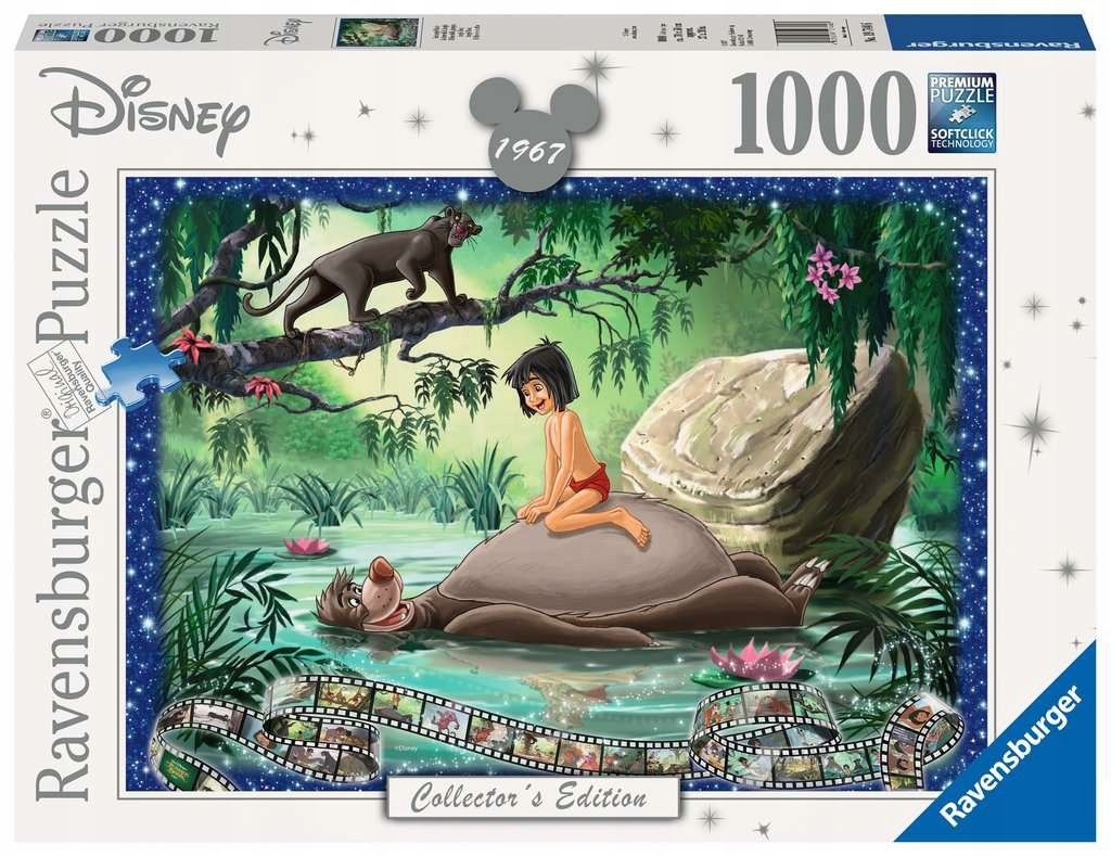 PUZZLE 1000 DISNEY KSIĘGA DŻUNGLI 19744