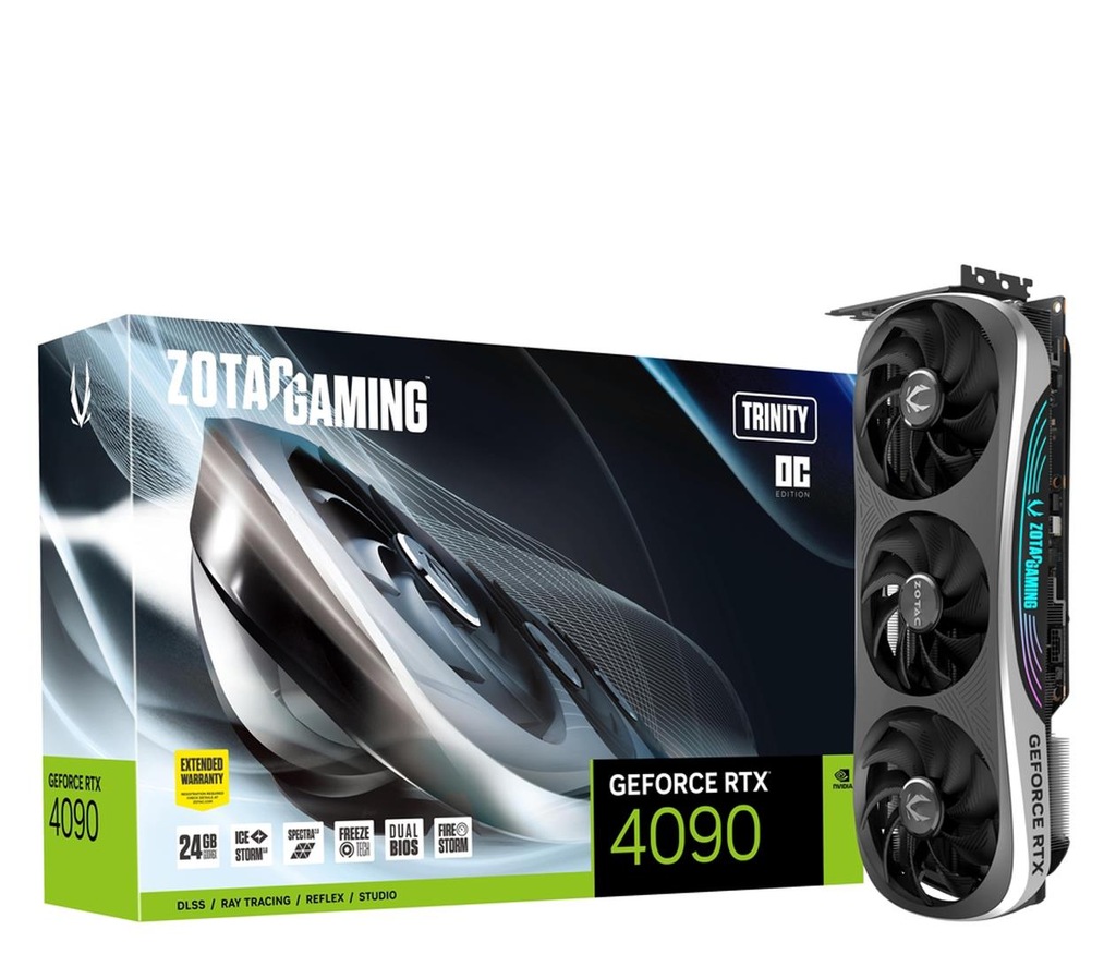 Купить Карта Zotac GeForce RTX 4090 Gaming Trinity OC 24G: отзывы, фото ...