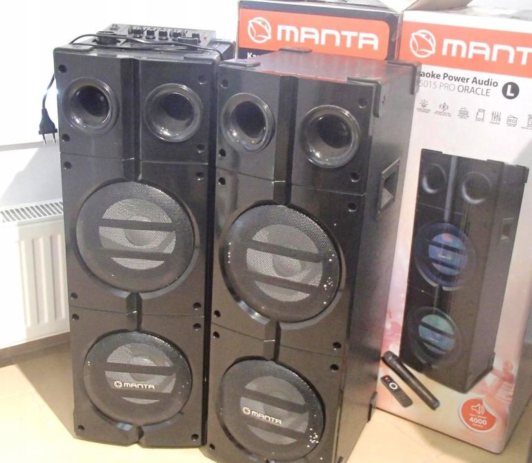 GŁOŚNIKI MANTA SPK 5015 PRO ORACLE MIKROFON PILOT