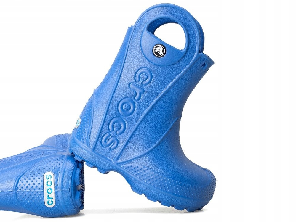 DZIECIĘCE Kalosze Niebieskie gumowe Crocs Rain