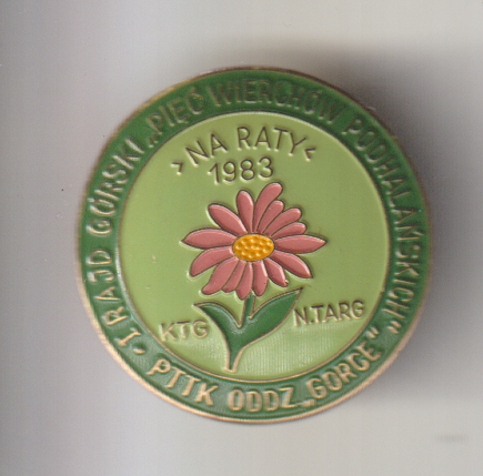 PTTK Gorce rajd piec wichrow podhalanskich 1983