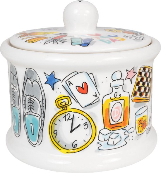 Pojemnik na słodycze, pojemnik na ciastka, pojemnik cermiczny