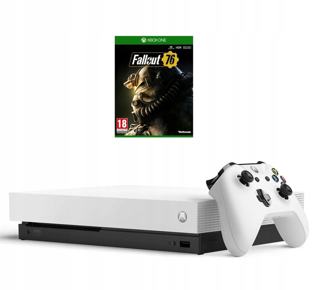 Konsola MICROSOFT XBOX ONE X 1TB + Fallout 76
