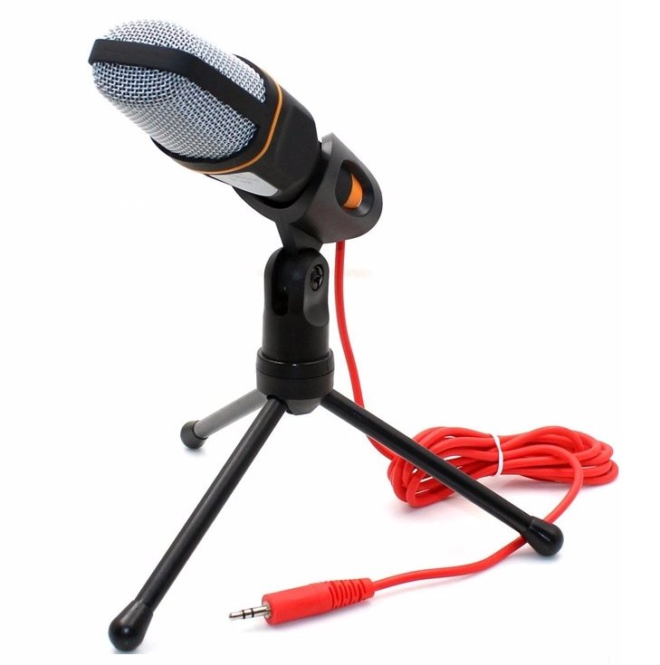 Jak Podłączyć Mikrofon Do Laptopa żeby Było Słychać W Głośnikach MIKROFON DO KOMPUTERA SKYPE KARAOKE STATYW SF-666 - 6748678578