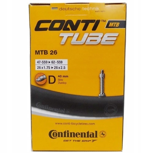 Dętka Continental MTB 26 Dunlop 40mm 47-559/62-559