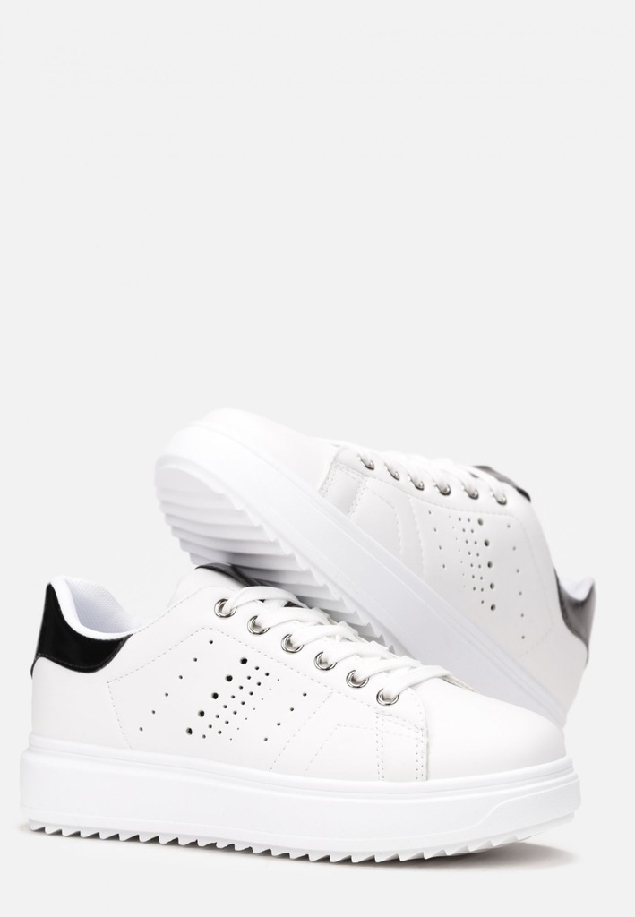 Born2Be Biało-Czarne Sneakersy damskie 40