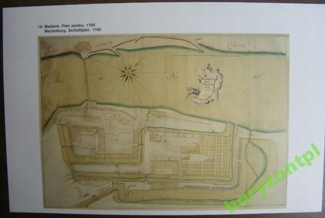 MALBORK PLAN ZAMKU 1765